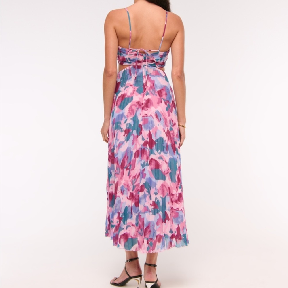 Abercrombie & Fitch Pink & Purple Floral Maxi Dress - Picture 2 of 3